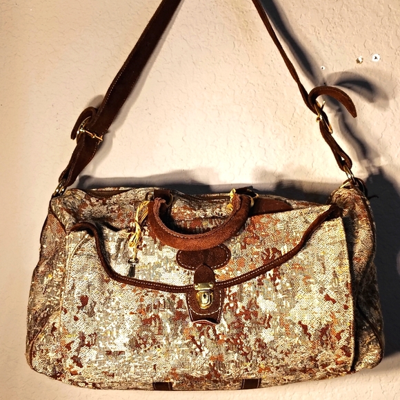 The French luggage Company Handbags - The French Luggage Company Travel Tote Carry-on Grandma Core Cottage Core Vintag
